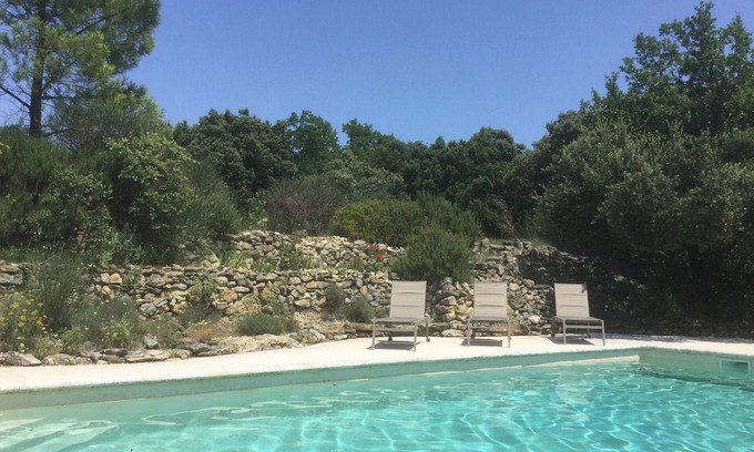 Saint-Andre-d'Olerargues House | Charming farmhouse (Uzès region) with swimming pool (10x5 m) coup de cœur