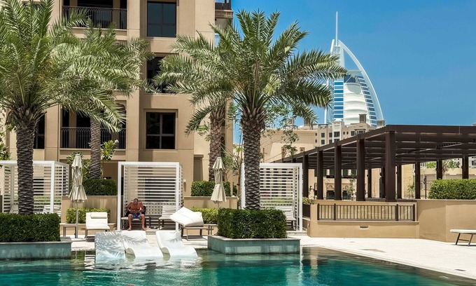 Umm Suqeim 3 Apartment | Charming 1BR with Burj Al Arab View - Asayel 3
