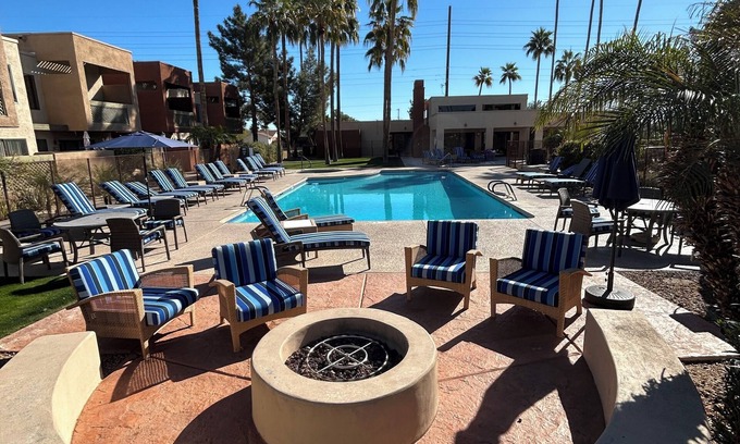 South Scottsdale Condo | Charming 2-Bedroom Condo with Fantastic Golf Course and Camel Back Views!