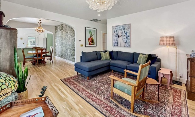North End Cabin | Charming 2-BR, Near Hyde Park, Cozy Fire Bowl