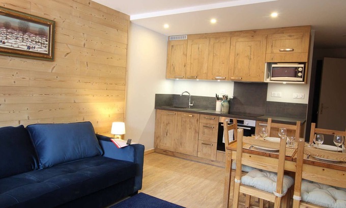 Montgenevre Apartment | Charming 2-Room Mountain Condo for 6, Renovated, Balcony, Parking - Montgenèvre
