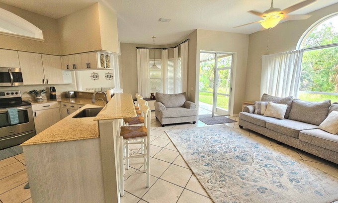 Long Meadow House | Charming 3-bedroom house in lovely Rotonda West with WiFi, AC