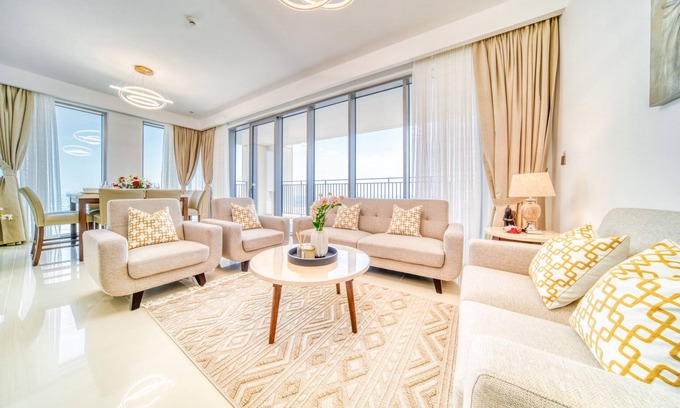 Dubai Apartment | Charming 3BR at 17 Icon Bay Dubai Creek Harbour by Deluxe Holiday Homes