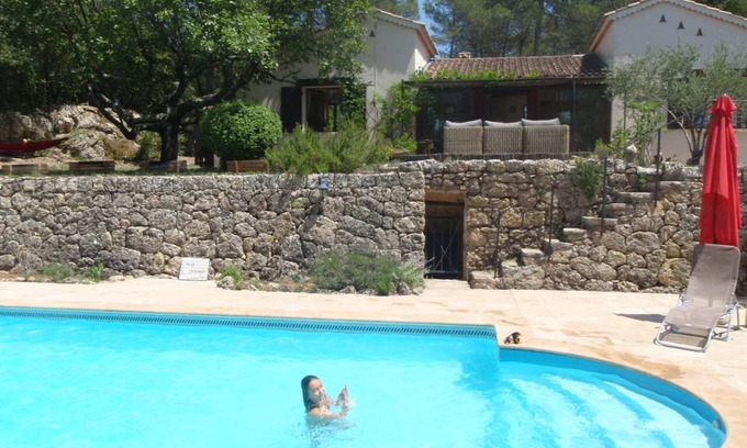 Carces Villa | Charming air-conditioned Provencal villa with private pool hidden by the forest.