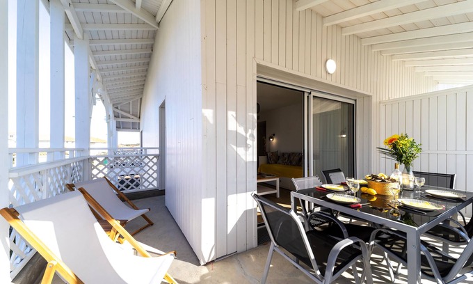 Mimizan-Plage Apartment | Charming apartment ideally located - Swimming pool - Air conditioning