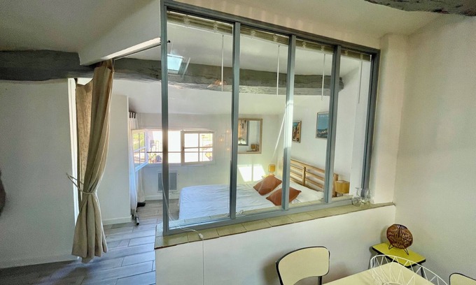 La Cadiere-d'Azur Apartment | Charming, bright studio with sleeping area in the heart of the village of La Cadière-d'Azur
