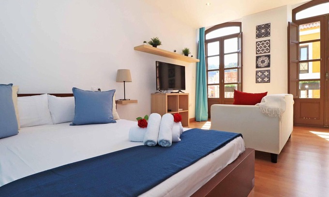 Lagunillas Apartment | Charming Central Studio in Historic Malaga, 15 Min Walk to Malagueta Beach
