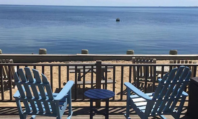 Cape Cod Condo | Charming Coastal Escape On The Beach With Bay Views