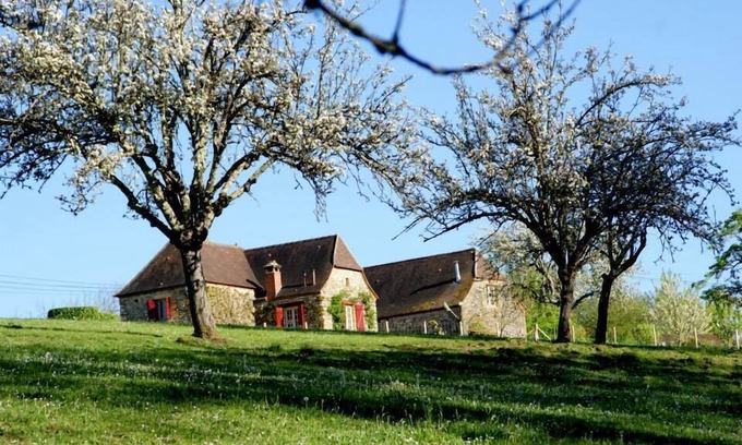 Plazac Cottage | Charming cottage, private turquoise pool, PLAZAC-prox. treasures of Périgord