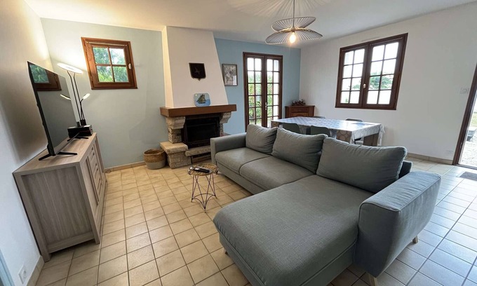 Saint-Hilaire-de-Riez House | Charming Renovated Villa near Beach with Enclosed Garden and Parking