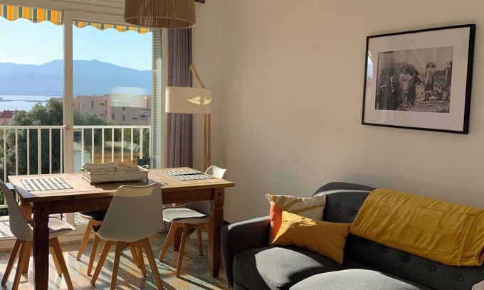 Ajaccio Apartment | Charming, functional and bright apartment, sea view, renovated in 2025
