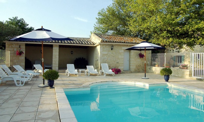 Uzes Apartment | Charming furnished apartment in Mas, UzËs, pool, 656 yards away from town centre