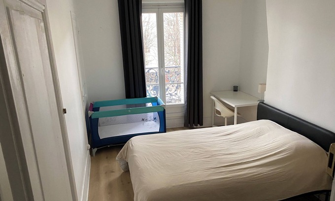 La Villette Apartment | Charming Hausmannian apartment in Paris for 6/7 Near Olympics 2024 and visits
