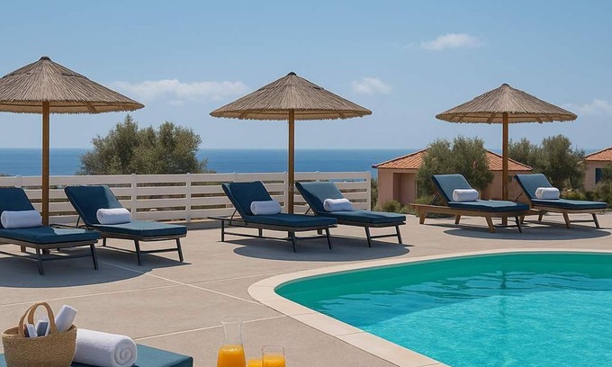 Ormos Koumeikon Apartment | Charming Hideaway with Shared Pool – Perfect for Relaxation