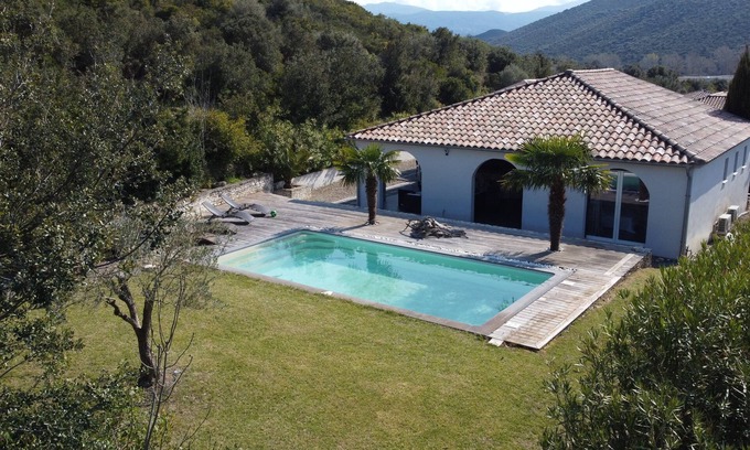 Oletta House | Charming house, 4 bedrooms, heated pool