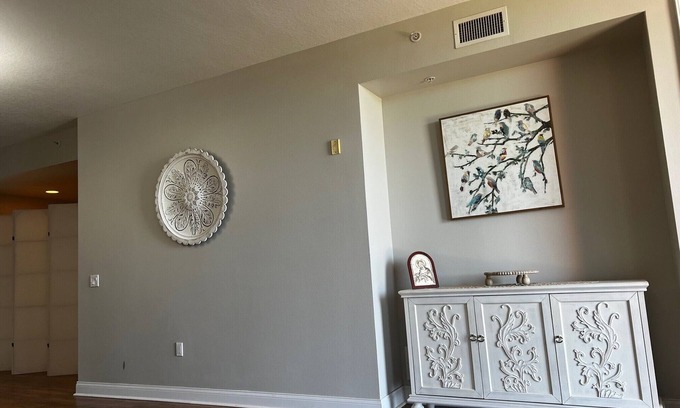 Riviera Dunes Condo | Charming Palmetto 2-bedroom gated water view condo w/AC 24 HR security