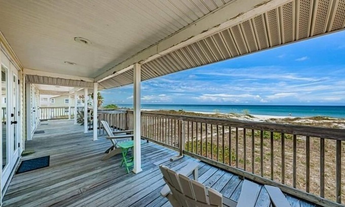 Indian Shores House | Charming Pet Friendly Beach Front Cottage with Unobstructed Million Dollar.