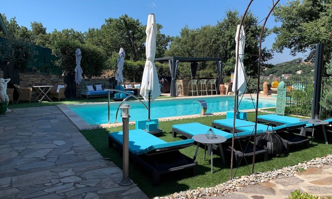 Collobrieres Apartment | Charming renovated studio with swimming pool