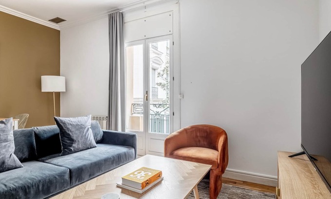 Recoletos Apartment | Charming Salamanca 2BR w/Doorman nr El Retiro Park, by Blueground