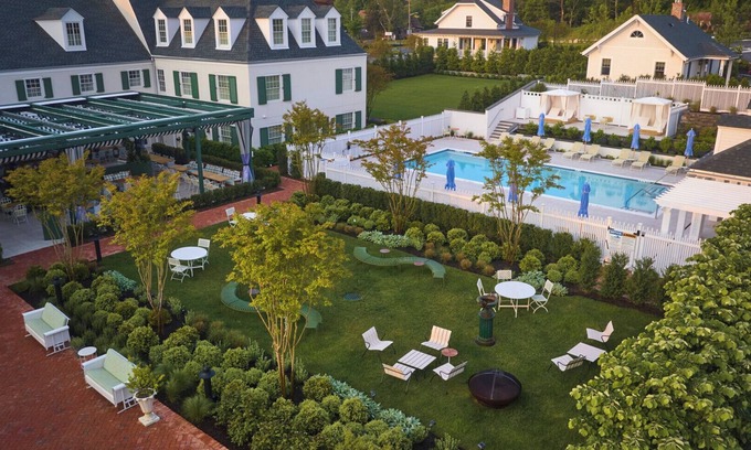 Hampton Bays House | Charming, Stand-alone, 2-Story Garden Cottage at Historic Canoe Place Inn