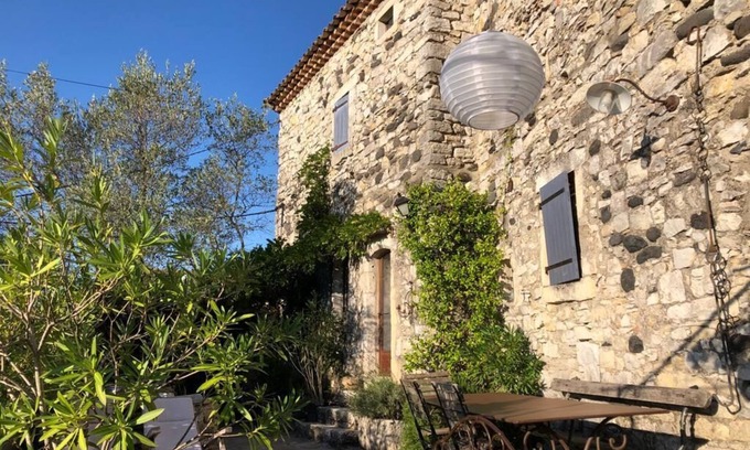 Saint-Thome House | Charming stone house; magnificent view; heated swimming pool; quiet location