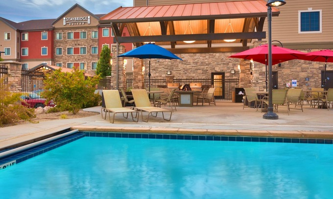 Midvale Apartment | Charming Studio Suite Near Jordan Landing! Heated Pool & Hot Tub. Free Breakfast Buffet.