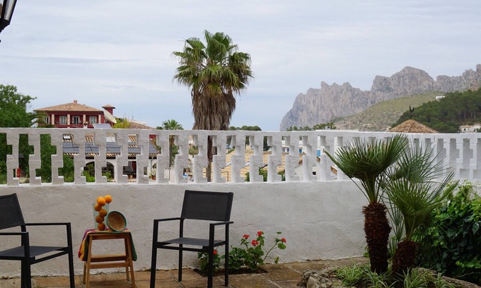 Cala San Vicente Ski Chalet | Charming Villa Private Pool & Garden, BBQ & Beach at Within Distance. Free Wifi