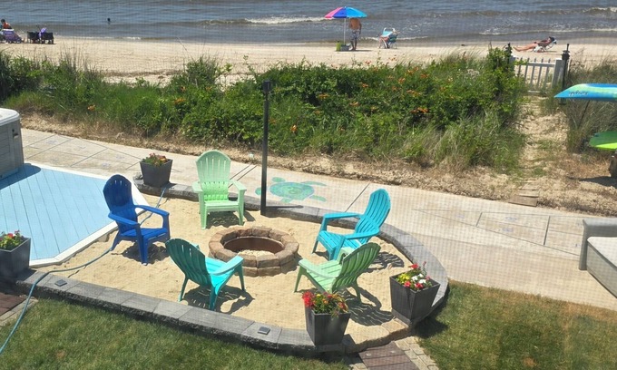 Villas House | CHECK OUT THIS BEACHFRONT GEM! Near Cape May & Wildwood with fenced yard