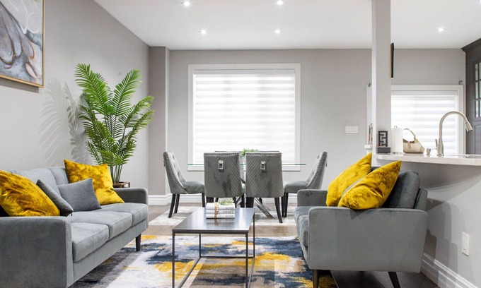 Brampton West House | Cheerful Home in Downtwon w/hot tub