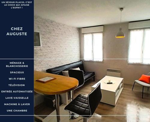 Tours Apartment | Chez Auguste - T2 spacieux - wifi - tv
