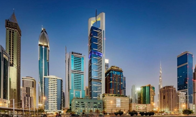 Dubai Apartment | Chic 2 BR with Sea View Trade Center Dubai