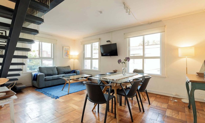 Providencia Apartment | Chic 2BR Duplex in Providencia Perfect for Groups