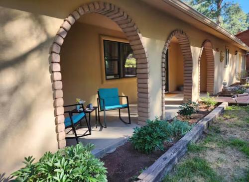 Ruidoso House | Chic Country Home in the Woods with Hot Tub