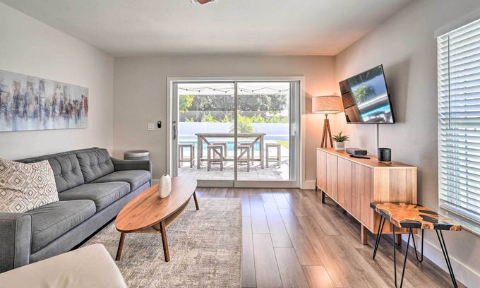 Naples Park House | Chic Naples Getaway w/ Pool & Spa < 2 Mi to Beach!