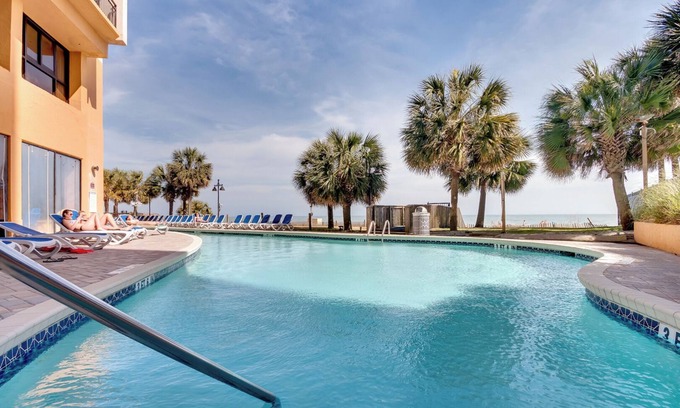 Myrtle Beach Condo | Chic Oceanview w/Balcony Dogs OK