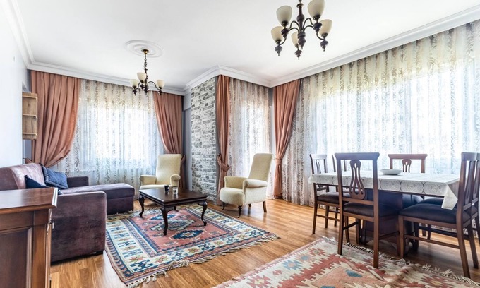 Maltepe Apartment | Chic Residence w Balcony 10 min to Hilltown Mall
