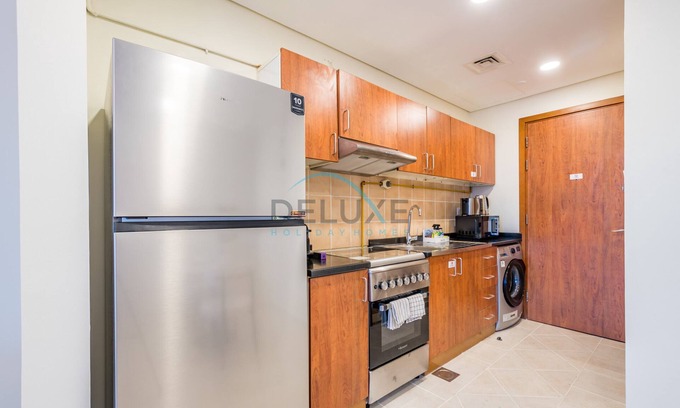 Dubai Production City Apartment | Chic Studio in The Crescent A, Dubai Production City by Deluxe Holiday Homes