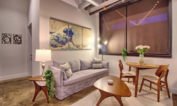 Midtown Hotel | Chic Ultramodern Minimalist Loft Suite + Patio