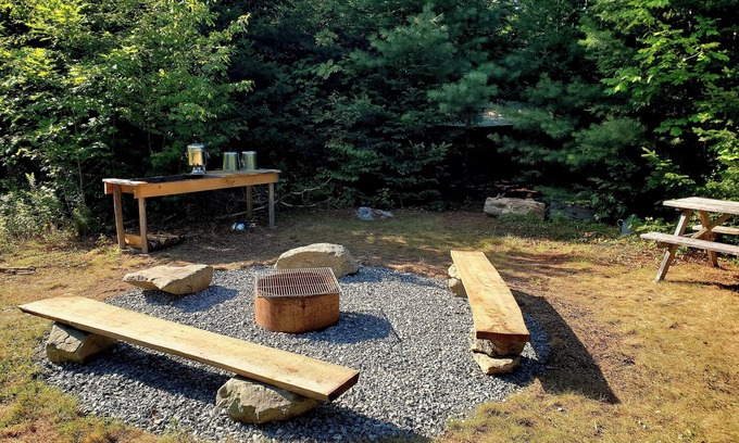 Surry RV Rental | Chickadee Hollow: Rustic Eco Camping near Acadia National Park!