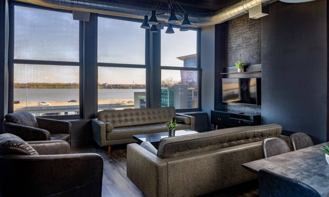 West Main Historic District Condo | City Loft Escape with River Views! By Hollyhock