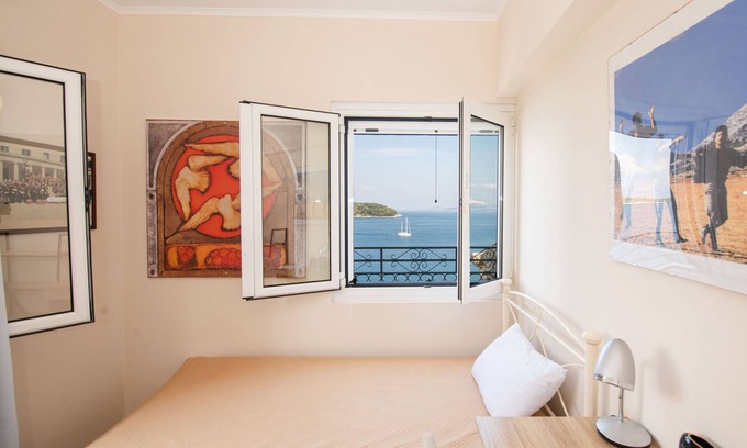 Corfu Town Apartment | City walls sea view