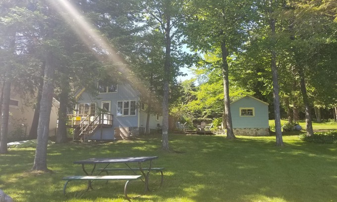 Alden House | Clam Lake Lake Front Property, right off Torch Lake Michigan and Lake Bellaire