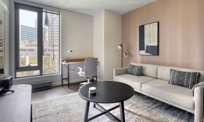 Downtown San Francisco Apartment | Clean Soma 1BR w/Gym & Yoga, nr Tech Companies, by Blueground