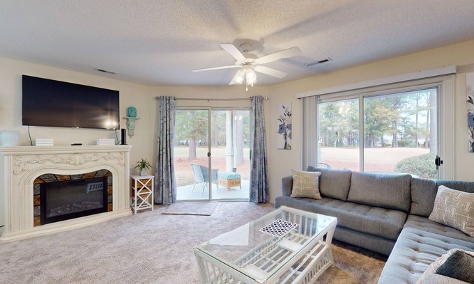 Calabash Condo | Coastal Condo with golf on-site, shared pool and fitness center