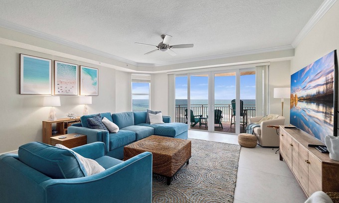 Daytona Beach Shores Condo | Coastal Escape Beach Front condo in Daytona Beach Shores with resort amenities