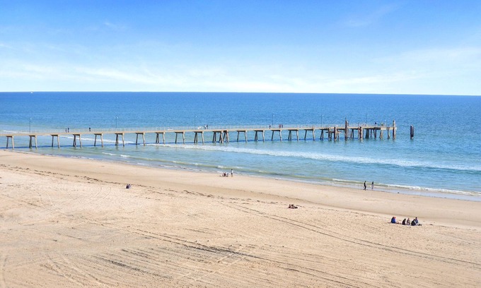 Glenelg Apartment | Coastal Living at Pier Apartment: Just a Short 3-Minute Stroll to the Beach