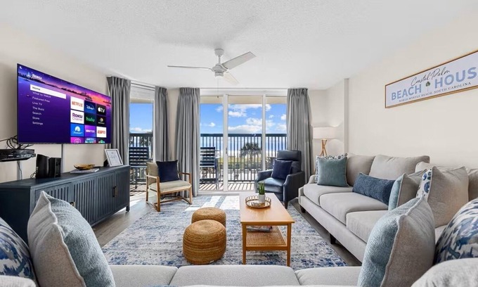 Ocean Drive Condo | Coastal Palm - Panoramic Views - Indoor & Outdoor Pool, Lazy River & Hot Tub