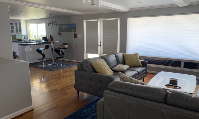 Ventura House | Coastal view home with privacy, hot tub. Serenity not too far from Civilization!