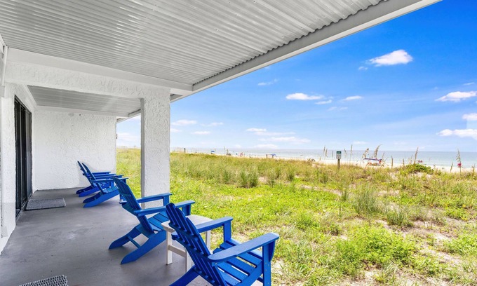 St. George Island Villa | Coastal Villas of St. George G-1, Beach Front, Ground Level, Free Beach Gear!