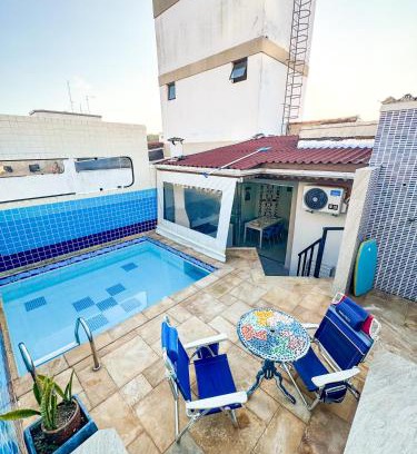 Asturias Apartment | Cobertura 51 de 3 quartos com piscina e churrasqueira privativa